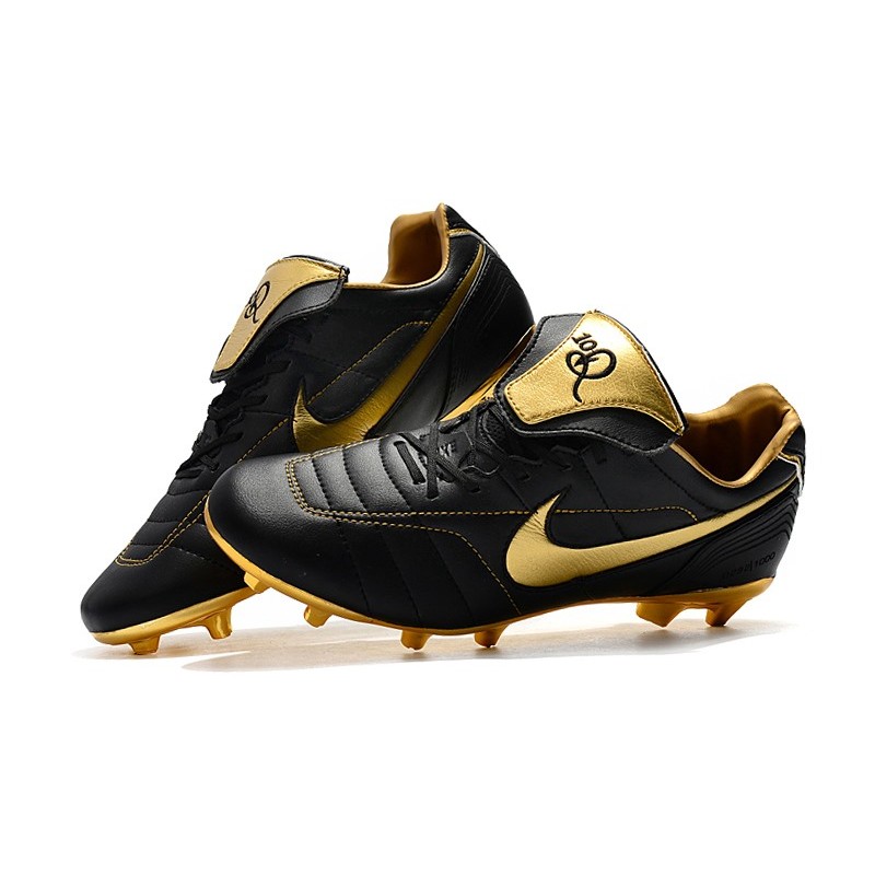 Nike Tiempo Legend R Elite FG Černá Zlato